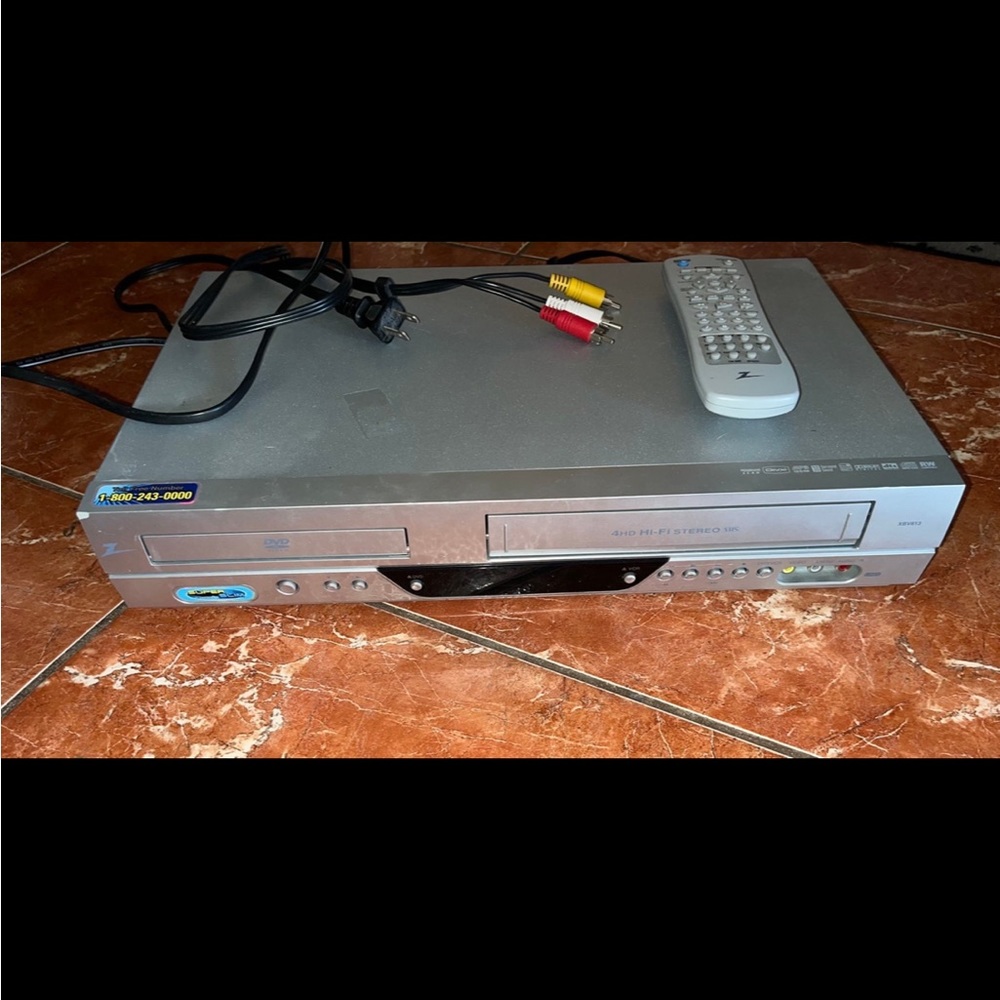 Zenith vcr dvd combo